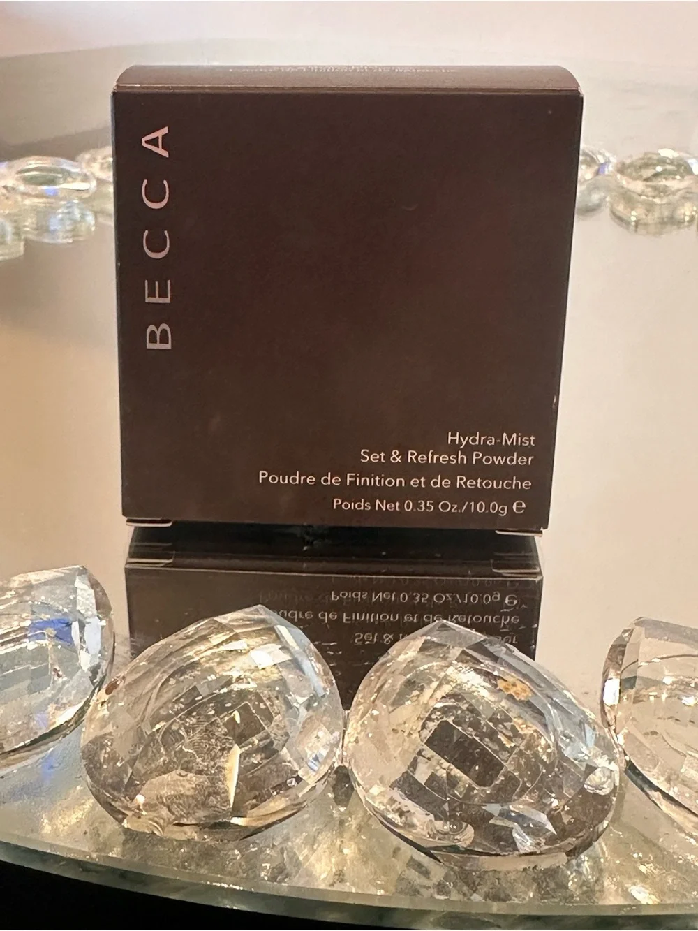 NEW BECCA Hydra-Mist Set & Refresh Powder Compact 0.35 oz NIB Discontinued ❤️
